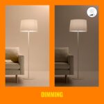 White Philips WiZ Smart Portable Button for wireless light control