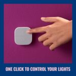 White Philips WiZ Smart Portable Button for wireless light control