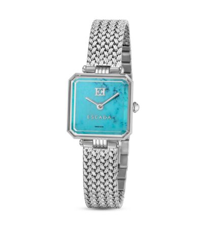 Escada Ava women's watch with turquoise dial and stainless steel bracelet