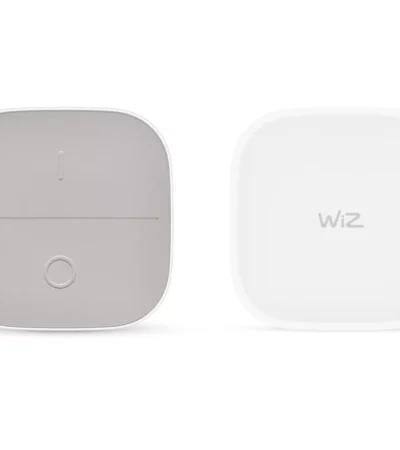 White Philips WiZ Smart Portable Button for wireless light control