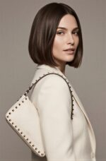 Valentino Garavani Rockstud Small Shoulder Bag Neutral