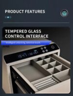 Multilayer Fingerprint and Password Smart Safe Box for Hidden Drawer