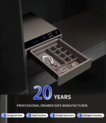 Multilayer Fingerprint and Password Smart Safe Box for Hidden Drawer