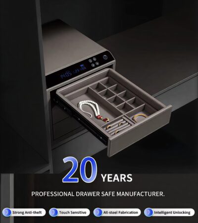 Multilayer Fingerprint and Password Smart Safe Box for Hidden Drawer