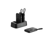 Gizzy 3-in-1 MagSafe Wireless Power Bank 30000mAh Black