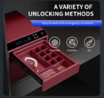 XAG-PGC3-Y Multilayer Fingerprint and Password Smart Safe Box for Hidden Drawer