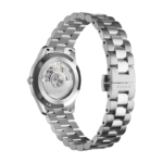 Gucci G-Timeless Slim 40mm Automatic watch with black dial and steel bracelet