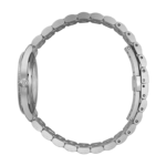 Gucci G-Timeless Slim 40mm Automatic watch with black dial and steel bracelet