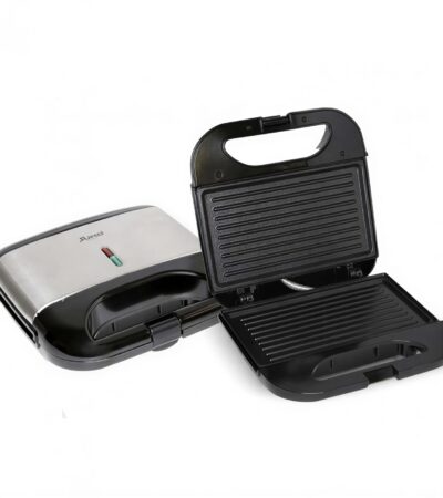 Sumo black 2-slice sandwich maker with non-stick coating and power lights