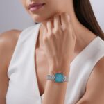 Escada Ava women's watch with turquoise dial and stainless steel bracelet
