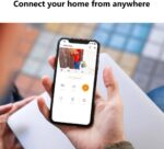 IMOU 3MP white light bulb security camera installed in an E27 ceiling socket.