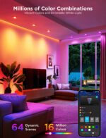 Govee Smart Wi-Fi and Bluetooth GU10 Light Bulb 2-Pack in White