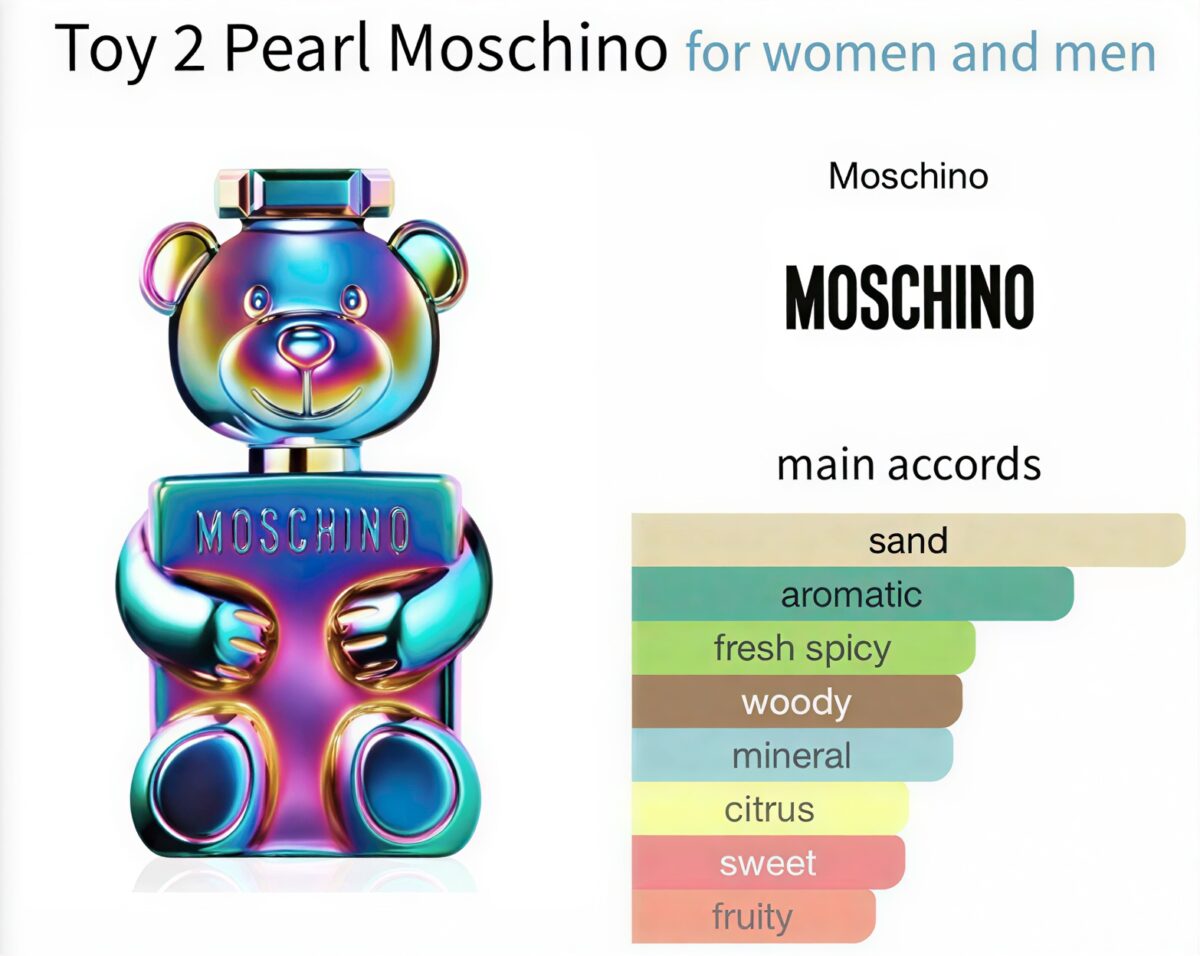 Moschino Toy 2 Pearl Eau de Parfum 100 mL iridescent teddy bear bottle