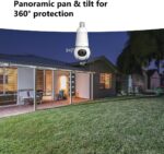 IMOU 3MP white light bulb security camera installed in an E27 ceiling socket.