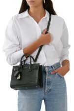 Saint Laurent Classic Sac de Jour Nano – Dark Green