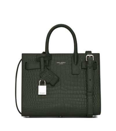 Saint Laurent Classic Sac de Jour Nano – Dark Green