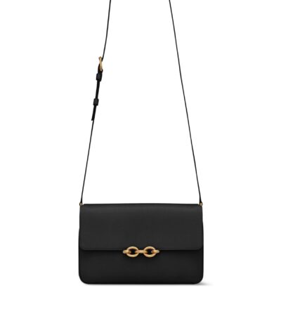 Saint Laurent Le Maillon Satchel Bag – Black Designer Shoulder Bag