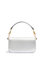 Valentino Garavani Locò Small Shoulder Bag in Silver