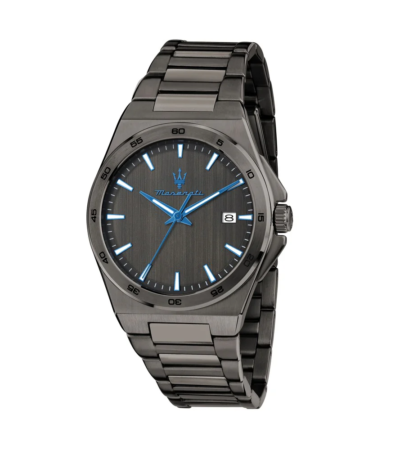 Maserati Dark Edition Men’s Watch in Brushed Grey Steel
