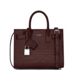 Saint Laurent Classic Sac de Jour Nano – Burgundy