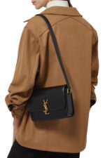 Saint Laurent Medium Solferino Satchel – Black