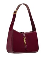 Saint Laurent Le 5 à 7 Patent Leather Shoulder Bag – Red