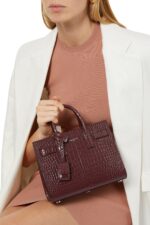 Saint Laurent Classic Sac de Jour Nano – Burgundy