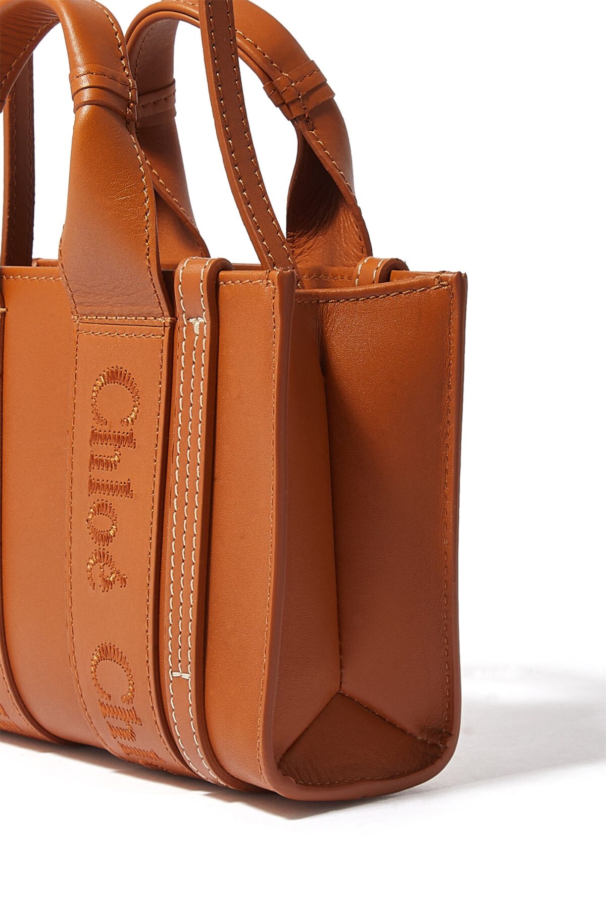Chloé Woody Mini Tote Bag – Caramel