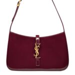 Saint Laurent Le 5 à 7 Patent Leather Shoulder Bag – Red