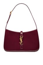 Saint Laurent Le 5 à 7 Patent Leather Shoulder Bag – Red