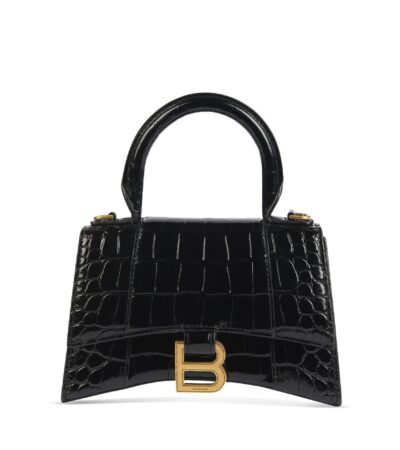 Balenciaga Hourglass XS Top Handle Bag – Black