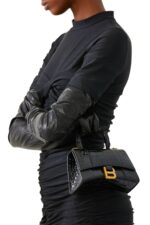 Balenciaga Hourglass XS Top Handle Bag – Black
