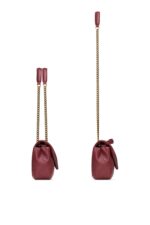 Saint Laurent Calypso Shoulder Bag – Red, Black & White Designer Tote