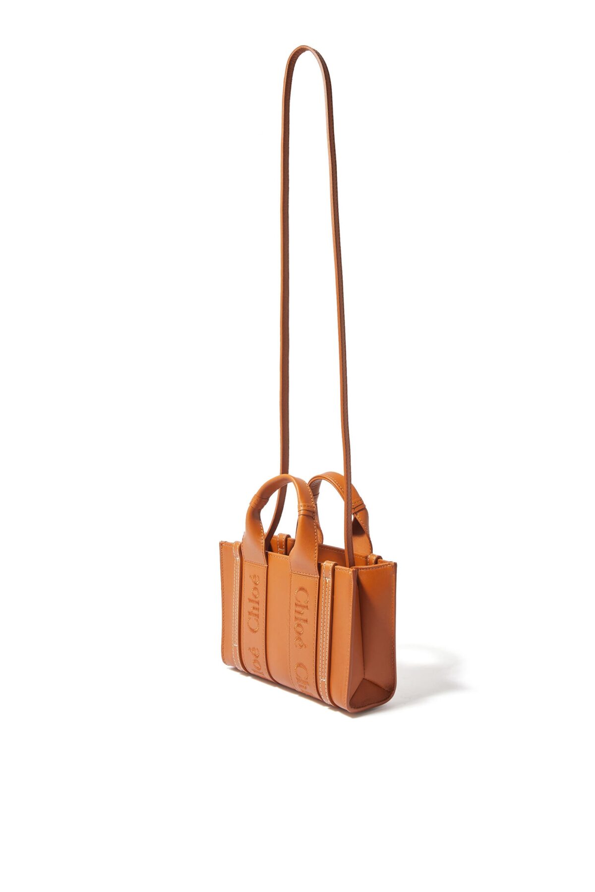 Chloé Woody Mini Tote Bag – Caramel