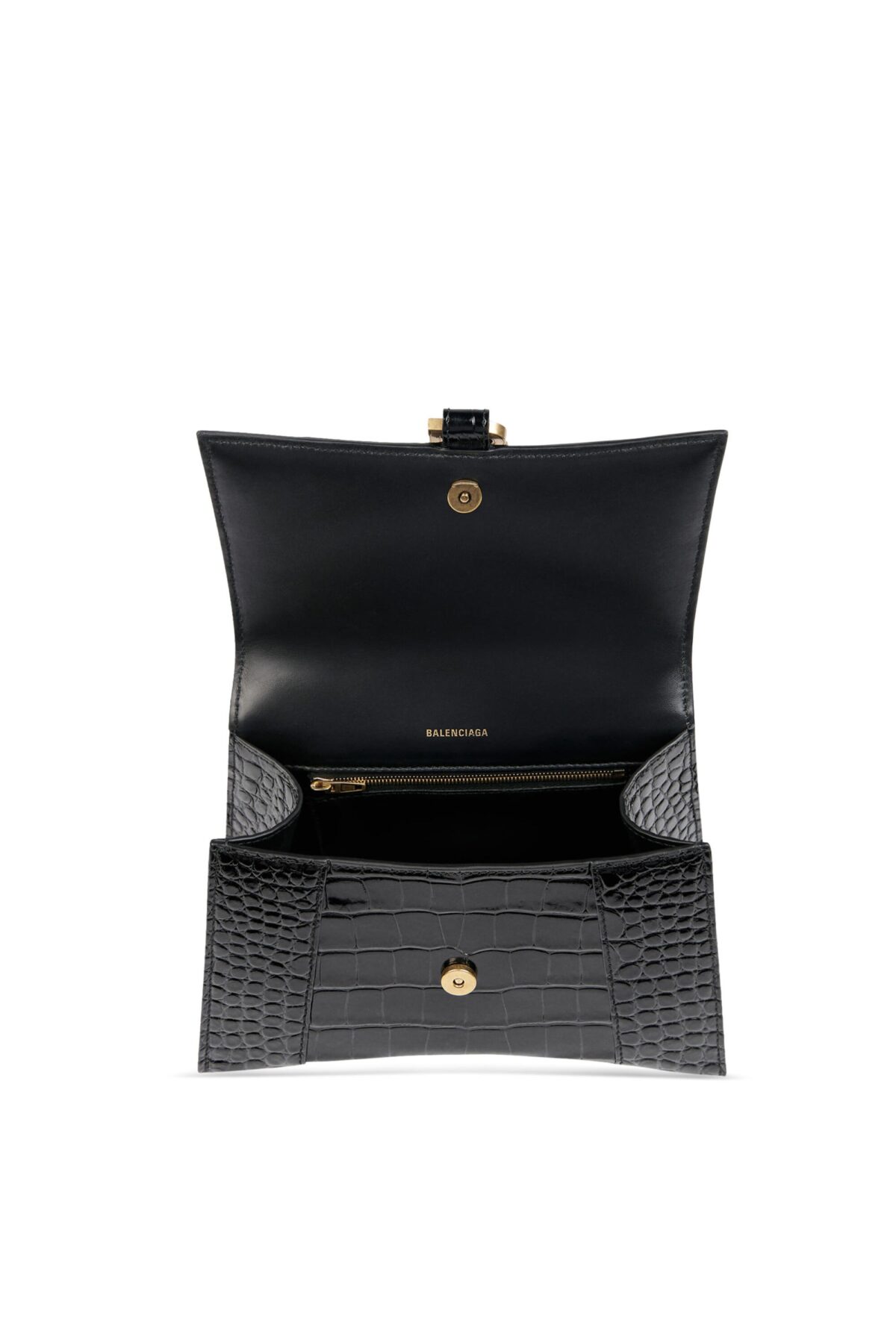 Balenciaga Hourglass XS Top Handle Bag – Black