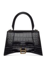 Balenciaga Hourglass Top Handle Bag – Black