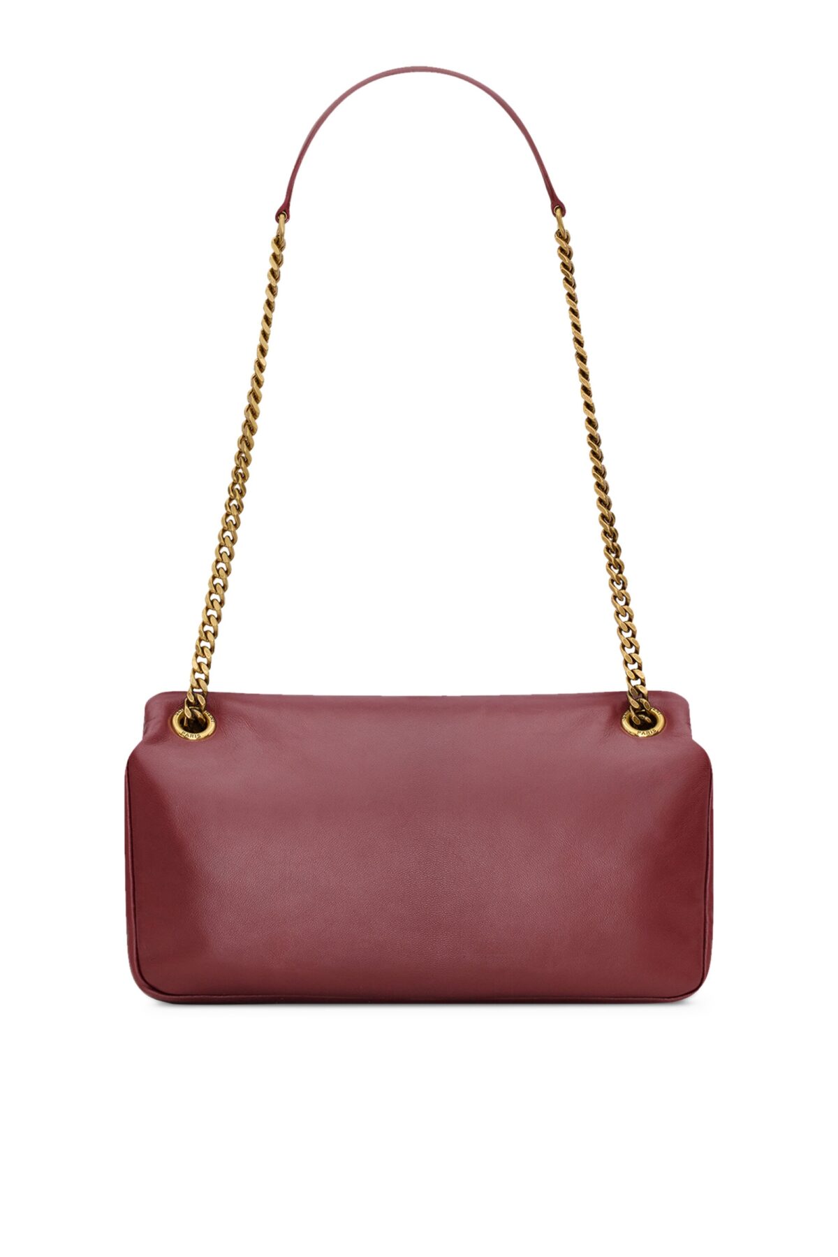 Saint Laurent Calypso Shoulder Bag – Red, Black & White Designer Tote