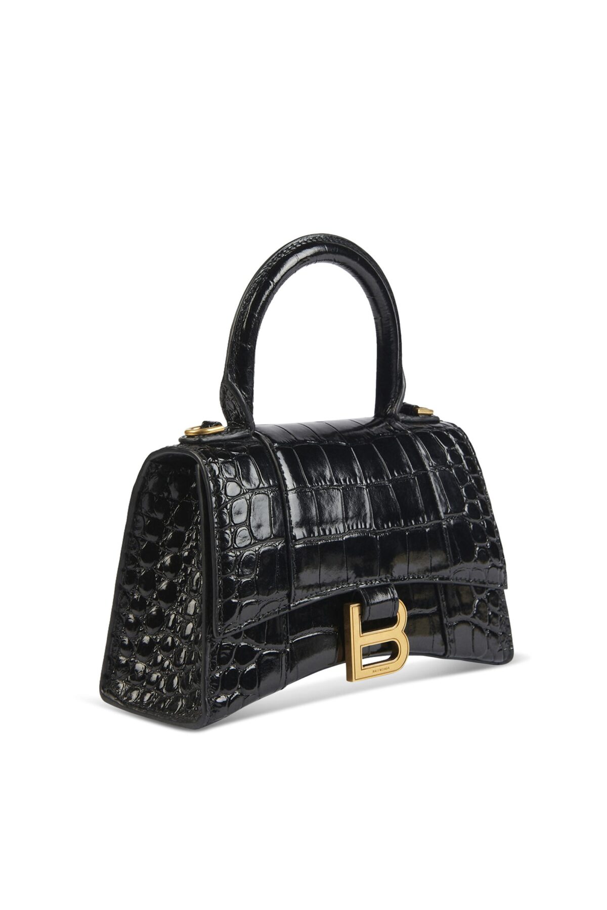 Balenciaga Hourglass XS Top Handle Bag – Black