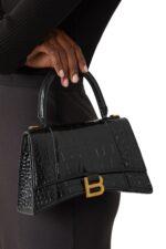 Balenciaga Hourglass Top Handle Bag – Black
