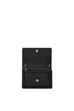 Saint Laurent Sunset Chain Wallet – Black