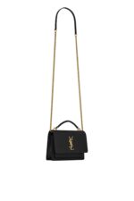 Saint Laurent Sunset Chain Wallet – Black