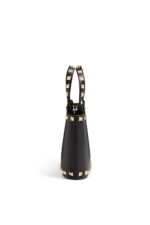 Valentino Garavani Mini Rockstud Shopping Bag – Black