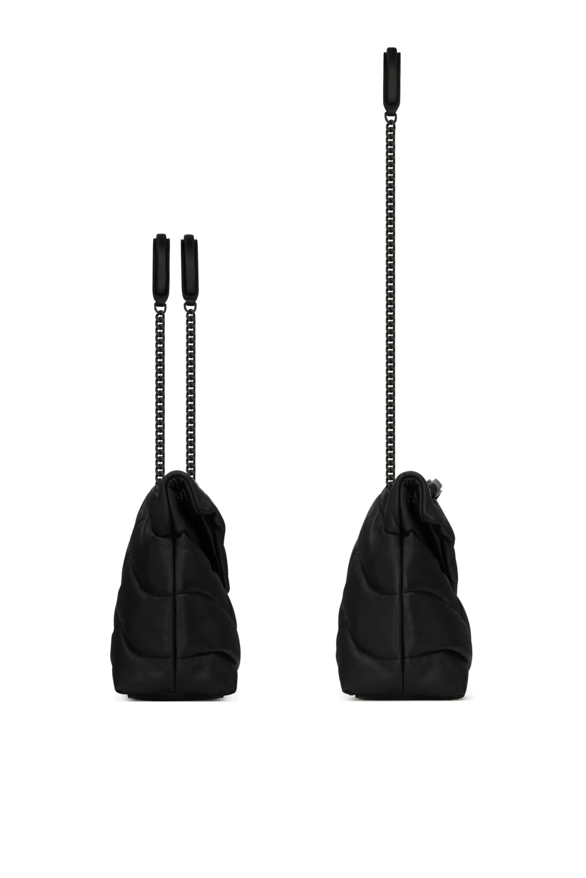 Saint Laurent Loulou Puffer Medium Bag – Black