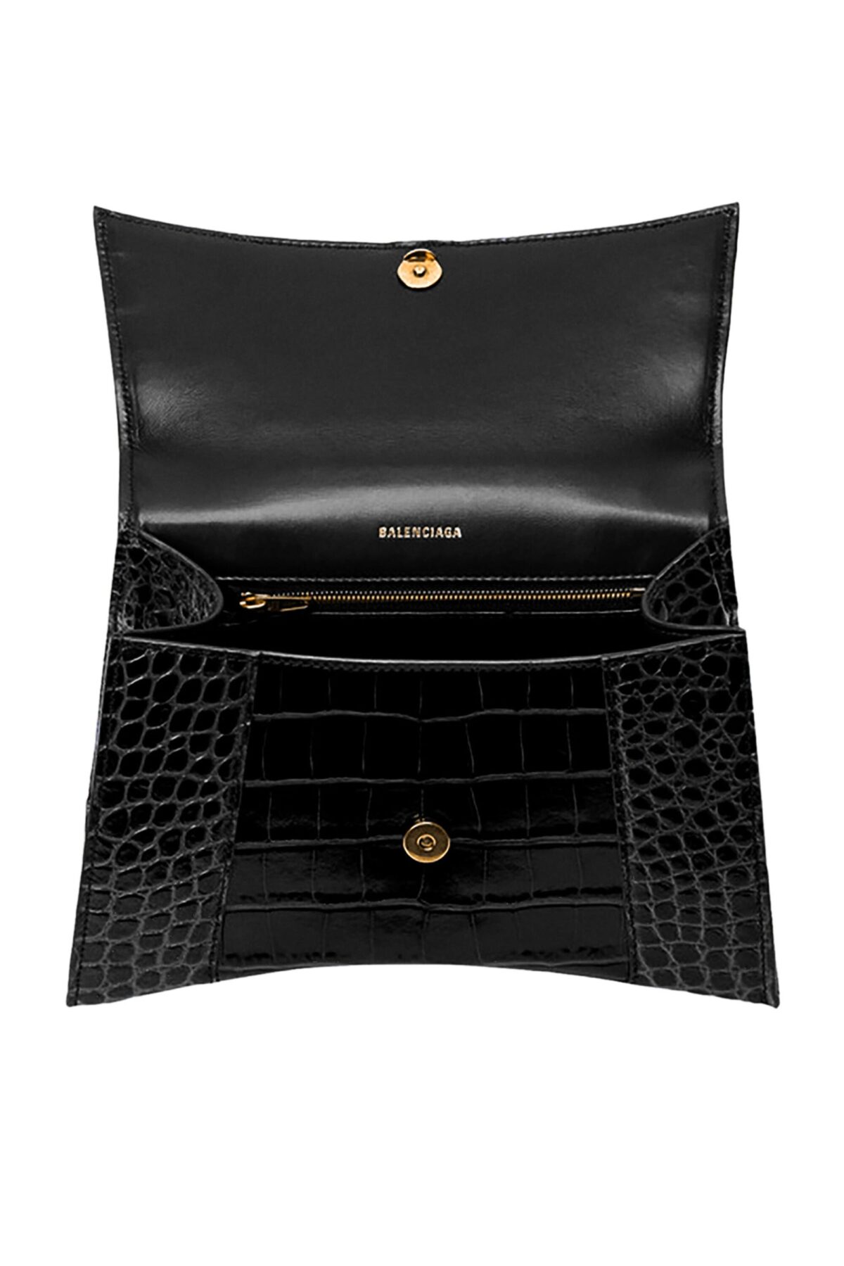 Balenciaga Hourglass Top Handle Bag – Black