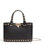 Valentino Garavani Mini Rockstud Shopping Bag – Black