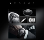 CIGA Design Moon Walker watch featuring a micro-engraved lunar surface dial and a miniature astronaut hand.