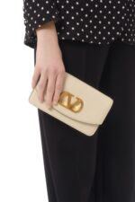 Valentino Garavani Vain Clutch Bag – White