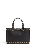 Valentino Garavani Mini Rockstud Shopping Bag – Black