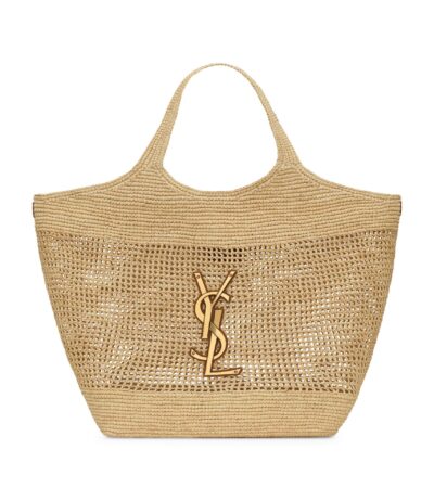 Saint Laurent Icare Maxi Shopping Bag – Beige