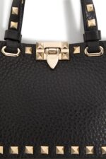 Valentino Garavani Mini Rockstud Shopping Bag – Black